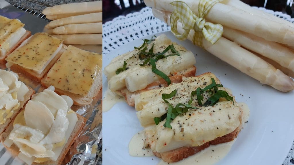 Spargeltoast mit Holled&amp;#39;Auer Hopfen-Secco - Holled&amp;#39;Auer Hopfen-Secco